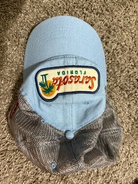 Unbranded Light Blue Florida 'Sarasota' Mesh Back Cap